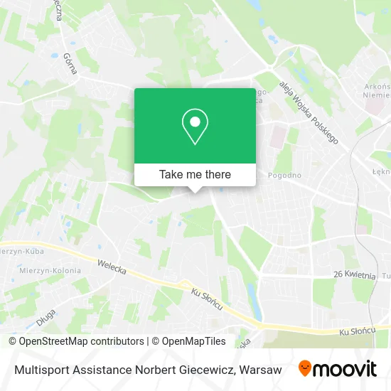 Карта Multisport Assistance Norbert Giecewicz