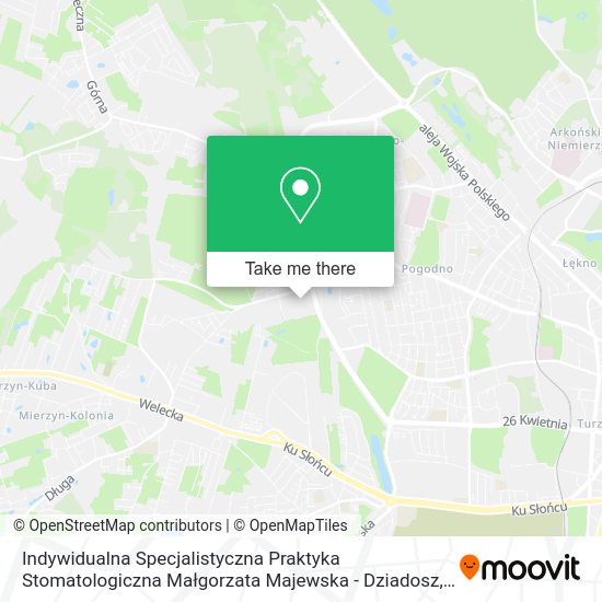 Карта Indywidualna Specjalistyczna Praktyka Stomatologiczna Małgorzata Majewska - Dziadosz