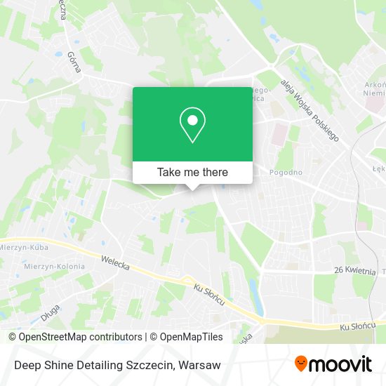 Deep Shine Detailing Szczecin map