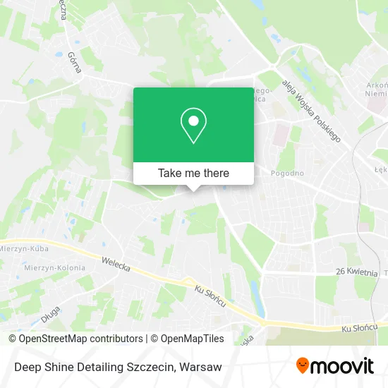 Карта Deep Shine Detailing Szczecin