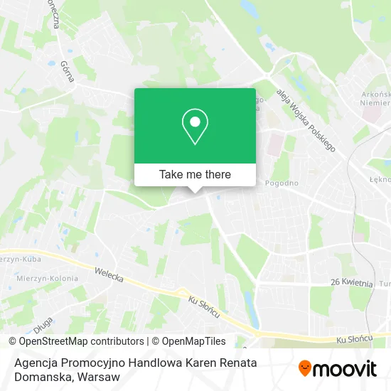 Карта Agencja Promocyjno Handlowa Karen Renata Domanska