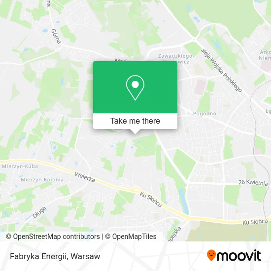 Карта Fabryka Energii