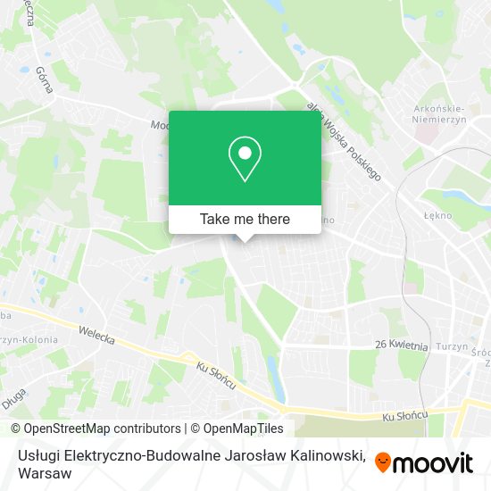 Usługi Elektryczno-Budowalne Jarosław Kalinowski map