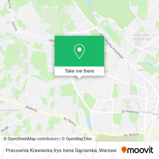 Pracownia Krawiecka Irys Irena Gąciarska map