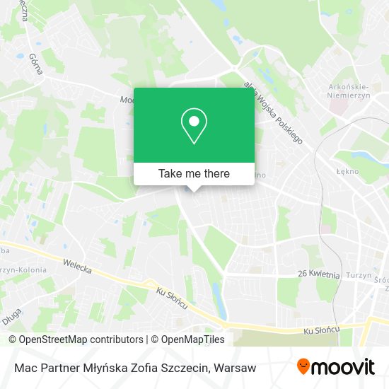 Mac Partner Młyńska Zofia Szczecin map