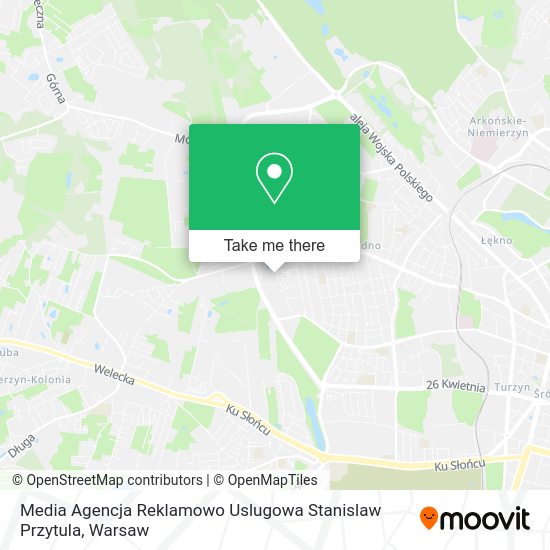 Media Agencja Reklamowo Uslugowa Stanislaw Przytula map