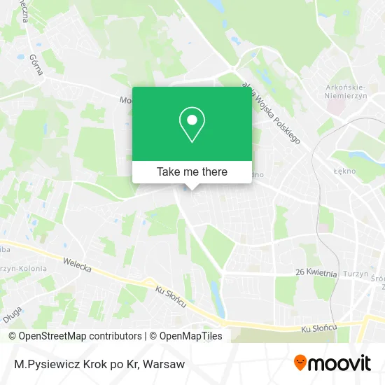 Карта M.Pysiewicz Krok po Kr