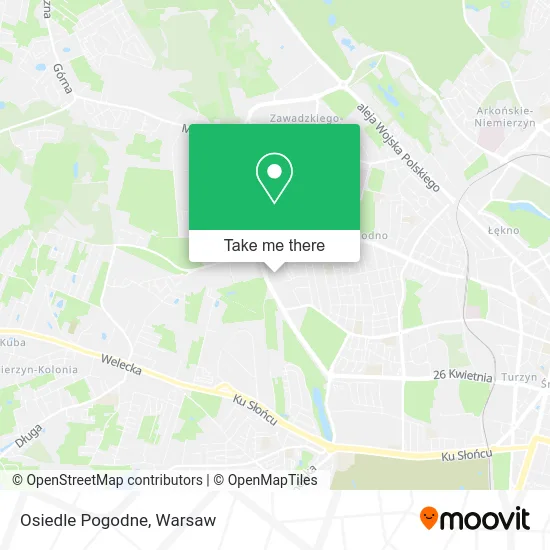 Osiedle Pogodne map