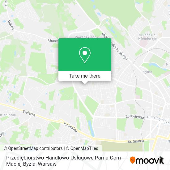 Przediębiorstwo Handlowo-Usługowe Pama-Com Maciej Byzia map