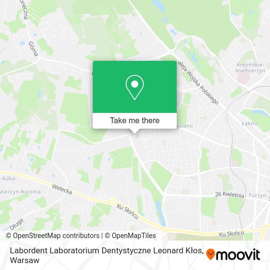 Labordent Laboratorium Dentystyczne Leonard Kłos map