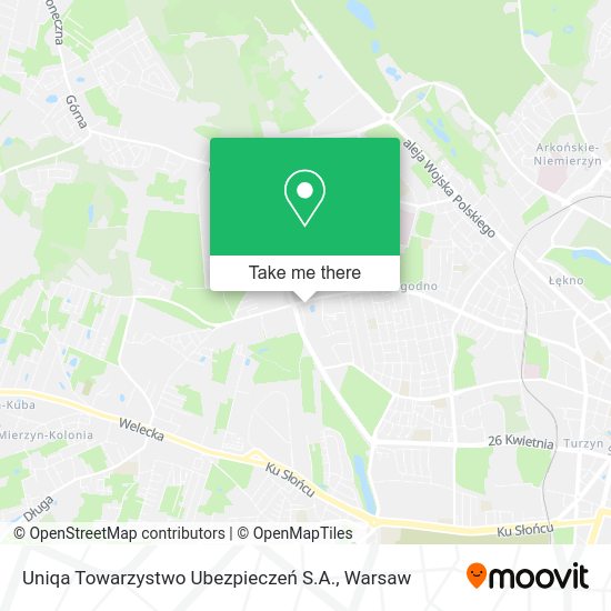 Uniqa Towarzystwo Ubezpieczeń S.A. map