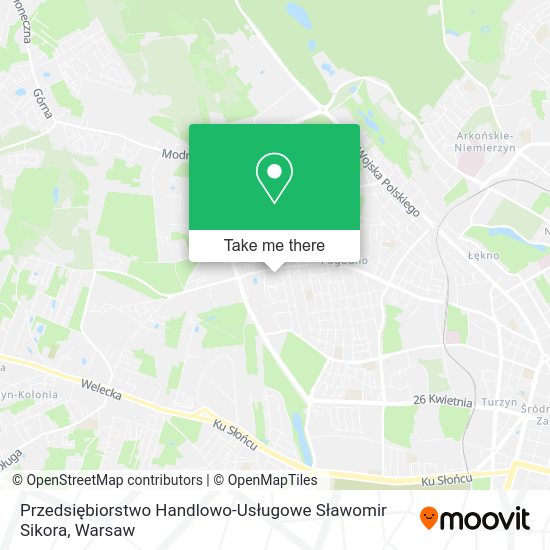 Przedsiębiorstwo Handlowo-Usługowe Sławomir Sikora map