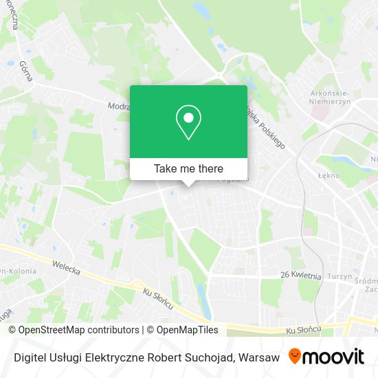 Digitel Usługi Elektryczne Robert Suchojad map