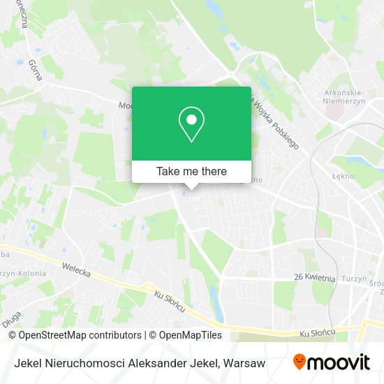 Jekel Nieruchomosci Aleksander Jekel map