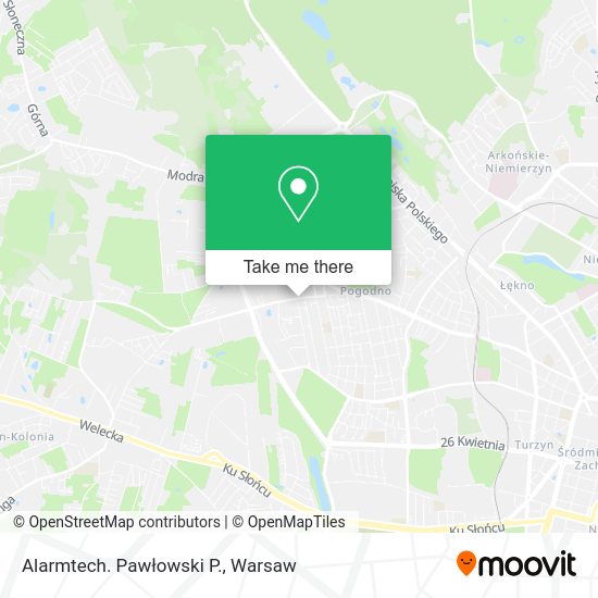 Alarmtech. Pawłowski P. map