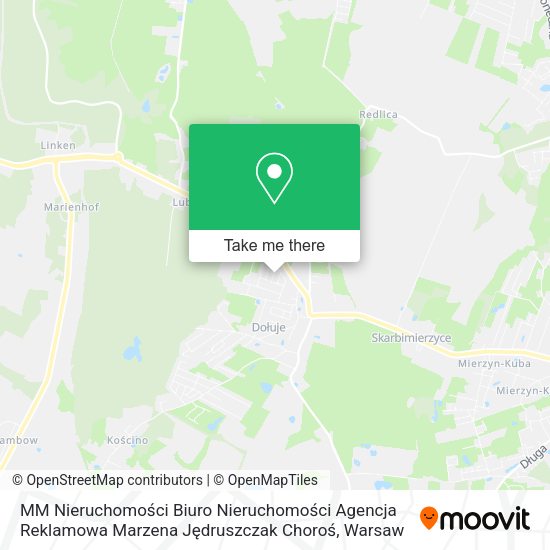 MM Nieruchomości Biuro Nieruchomości Agencja Reklamowa Marzena Jędruszczak Choroś map