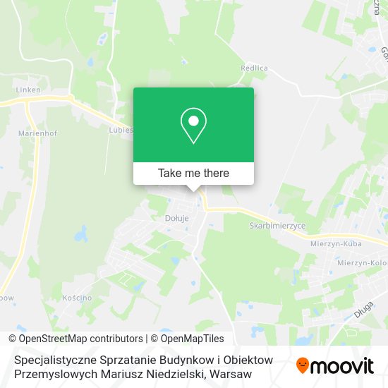 Specjalistyczne Sprzatanie Budynkow i Obiektow Przemyslowych Mariusz Niedzielski map