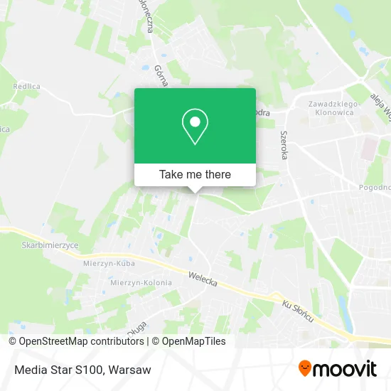 Media Star S100 map