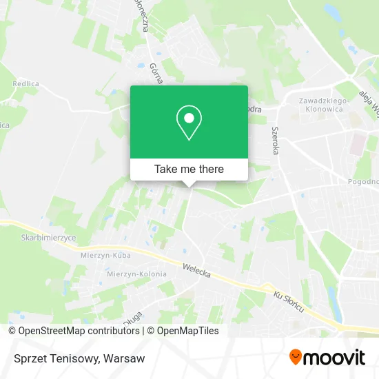 Карта Sprzet Tenisowy