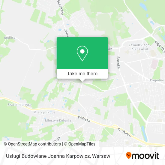 Карта Usługi Budowlane Joanna Karpowicz