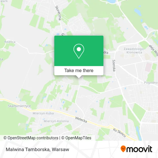 Malwina Tamborska map