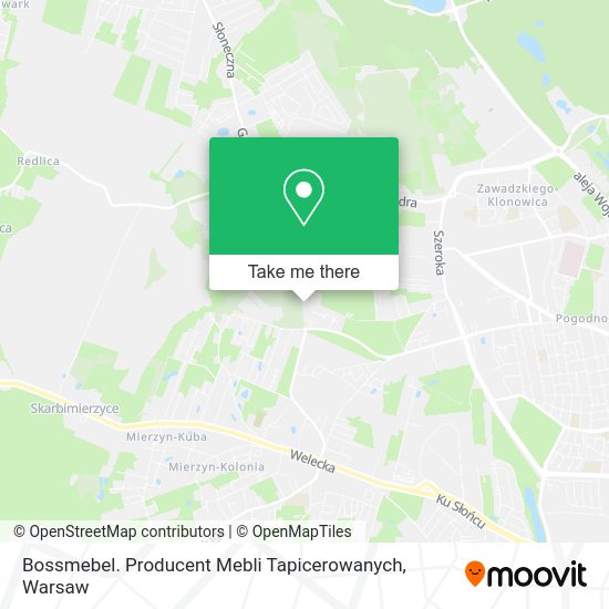 Карта Bossmebel. Producent Mebli Tapicerowanych