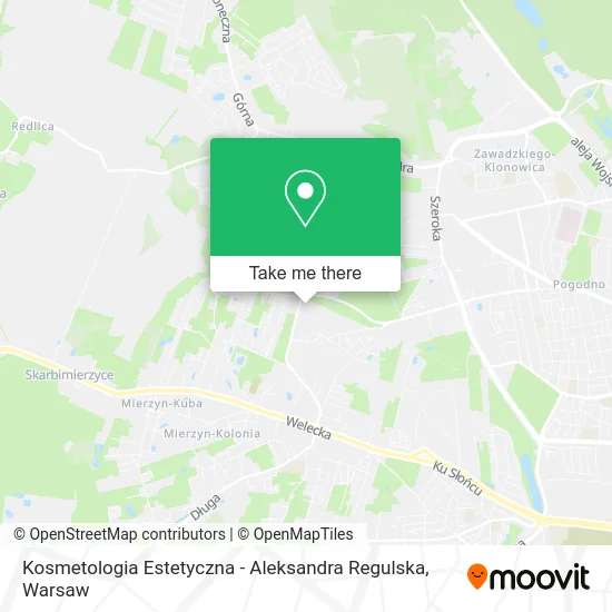 Карта Kosmetologia Estetyczna - Aleksandra Regulska