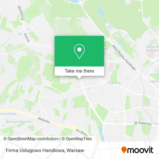 Карта Firma Uslugowo Handlowa