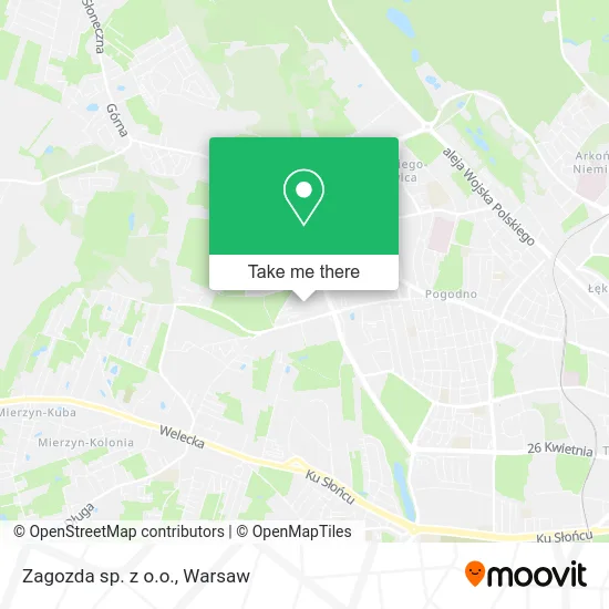 Карта Zagozda sp. z o.o.