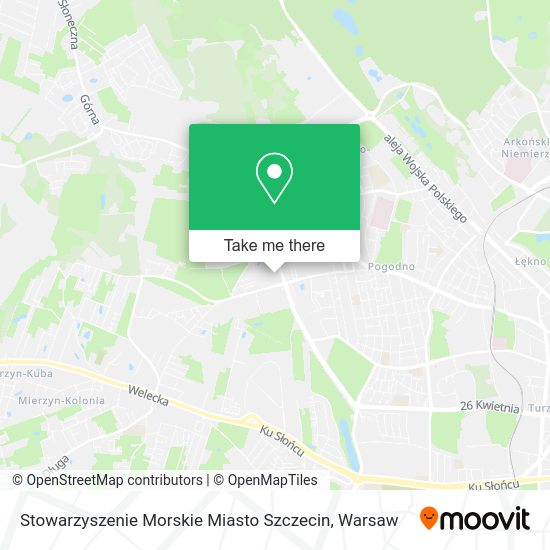 Карта Stowarzyszenie Morskie Miasto Szczecin