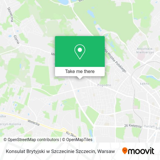 Карта Konsulat Brytyjski w Szczecinie Szczecin