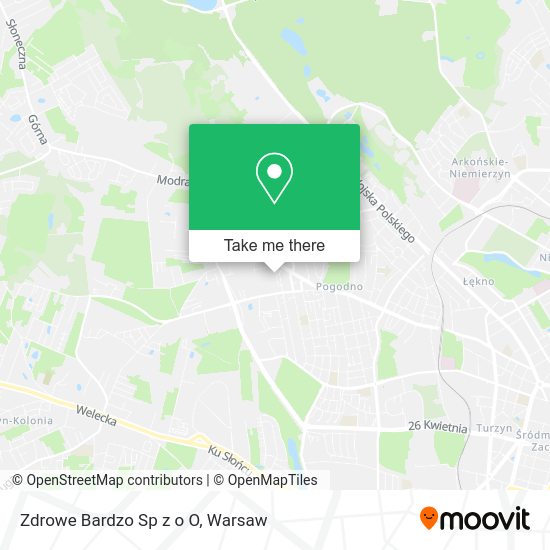 Zdrowe Bardzo Sp z o O map