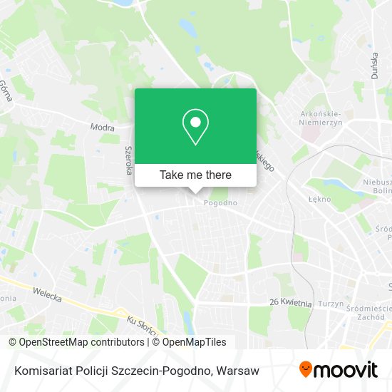 Komisariat Policji Szczecin-Pogodno map