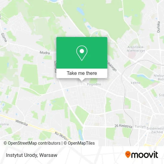 Instytut Urody map