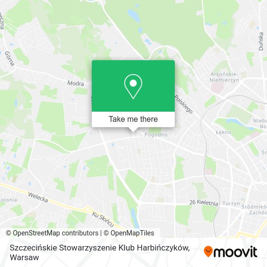 Szczecińskie Stowarzyszenie Klub Harbińczyków map