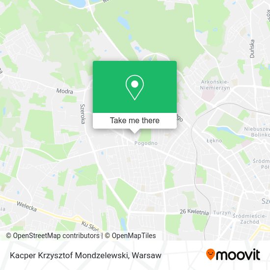 Kacper Krzysztof Mondzelewski map