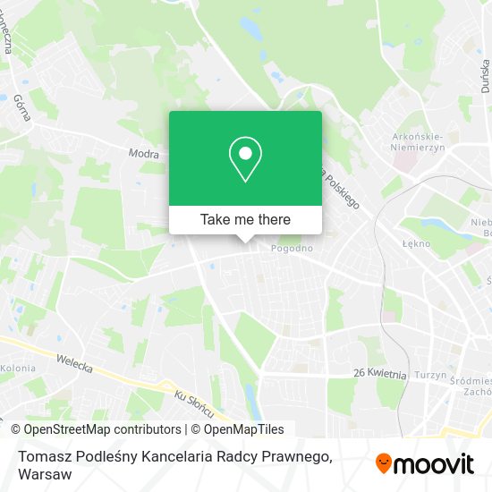 Tomasz Podleśny Kancelaria Radcy Prawnego map