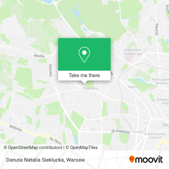 Карта Danuta Natalia Sieklucka