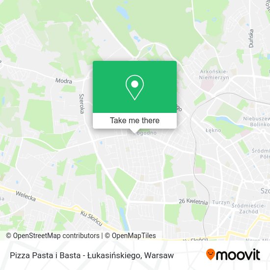 Pizza Pasta i Basta - Łukasińskiego map