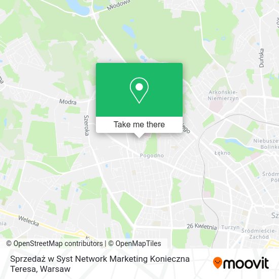 Карта Sprzedaż w Syst Network Marketing Konieczna Teresa