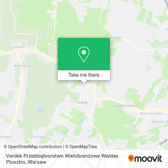 Vardek Przedsiębiorstwo Wielobranżowe Waldas Pluszkis map