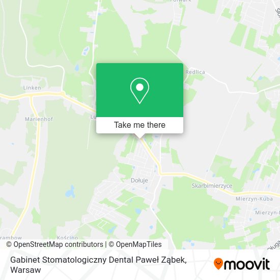 Gabinet Stomatologiczny Dental Paweł Ząbek map