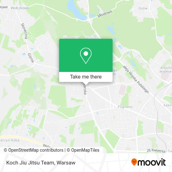 Koch Jiu Jitsu Team map