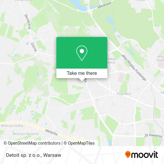 Карта Detoit sp. z o.o.