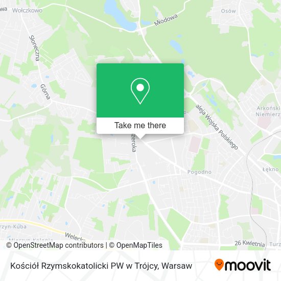 Kościół Rzymskokatolicki PW w Trójcy map