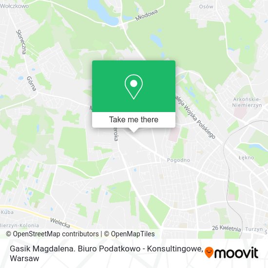 Gasik Magdalena. Biuro Podatkowo - Konsultingowe map