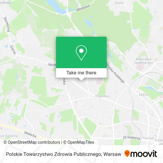 Polskie Towarzystwo Zdrowia Publicznego map