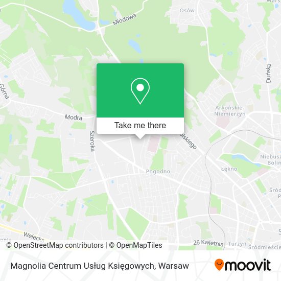 Magnolia Centrum Usług Księgowych map