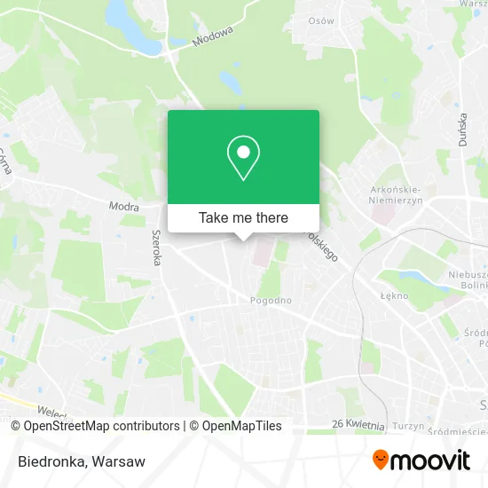 Biedronka map