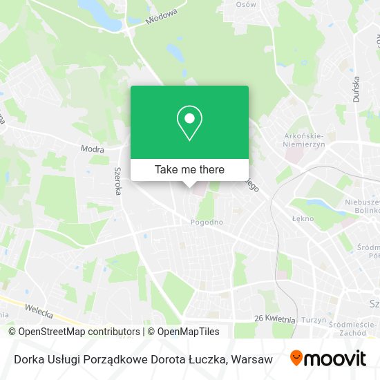 Dorka Usługi Porządkowe Dorota Łuczka map